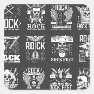 Sticker Carré Festival de musique