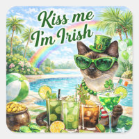 Fête de la Saint-Patrick Glamour Feline Pool Party