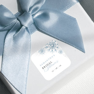 Sticker Carré Fête de Mariée Snow in Love