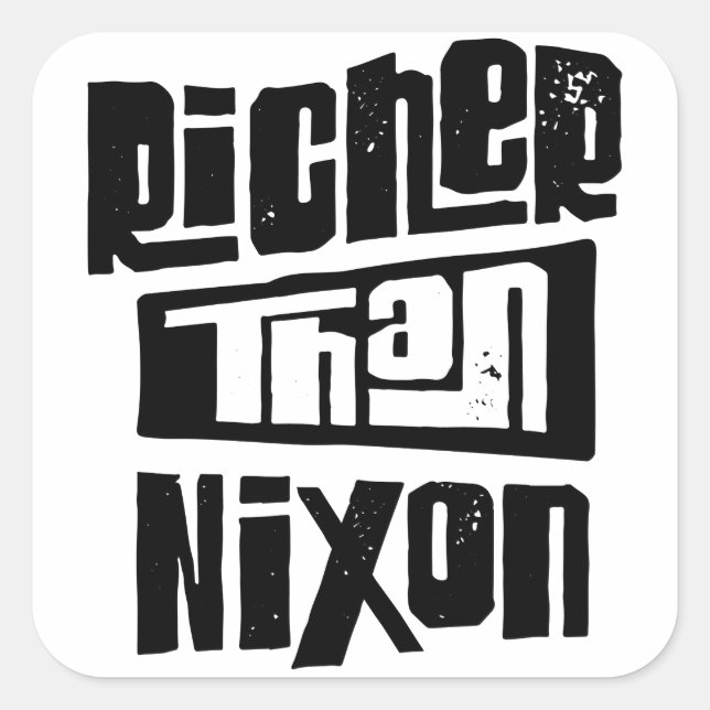 Sticker Carré Feuille d'autocollants RTN (Devant)