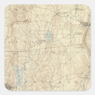 Sticker Carré Feuille de 12 Tolland