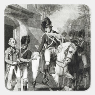 Sticker Carré Field Marshall Earl Harcourt