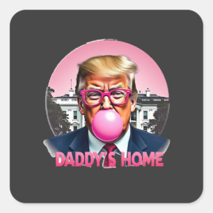 Sticker Carré Fière Maga Trump a gagné Vance Élection 2024