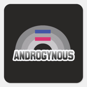 Sticker Carré Fierté androgyne