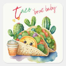 Fiesta Taco à propos de Baby shower mignon Amusant