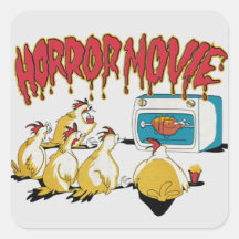 Film d'horreur de poulet comique