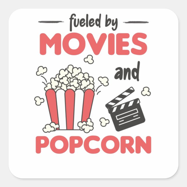 Sticker Carré Films d'Ufolf et films populaires Cinéma (Devant)