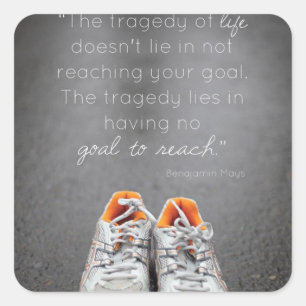 Sticker Carré Fitness Motivationnelle