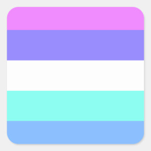 Sticker Carré Flag de Spectrasexual