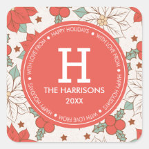Fleurs de Noël traditionnelles Fêtes personnalisée
