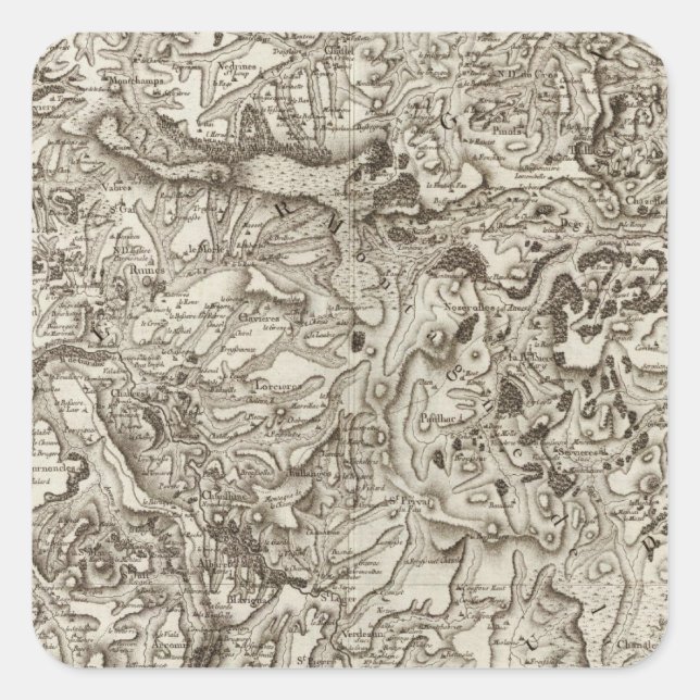 Sticker Carré Flore Saint (Devant)