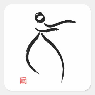 Sticker Carré Flux Tai Chi