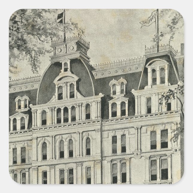 Sticker Carré FM Brown & Co (Devant)