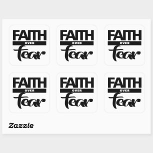 Sticker Carré Foi sur Fea