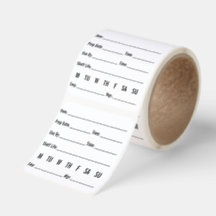 Food Rotation Storage Labels Freezer Organization