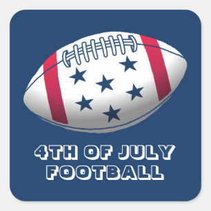 Sticker Carré Football du 4 juillet