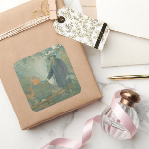 Sticker Carré Forêt encore Moonshiners White Lightning Liquor