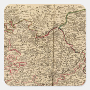 Sticker Carré Forêt française