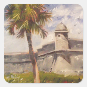 Sticker Carré Fort Saint Augustin - Castillo de san Marcos