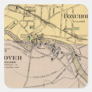 Sticker Carré Foxcroft, Dover