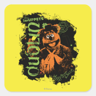 Sticker Carré Fozzie Bear - Dublin