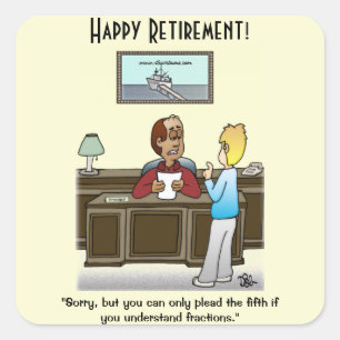 Sticker Carré Fractions