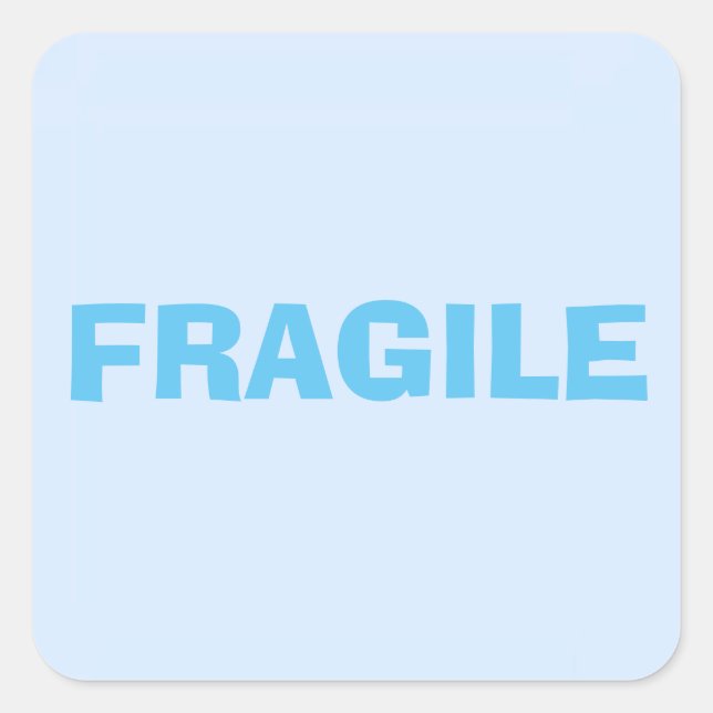 Sticker Carré Fragile (Devant)