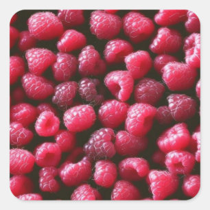 Sticker Carré Framboise