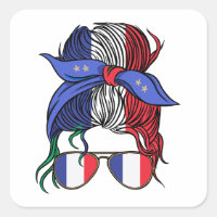 France pimentée avec le drapeau français
