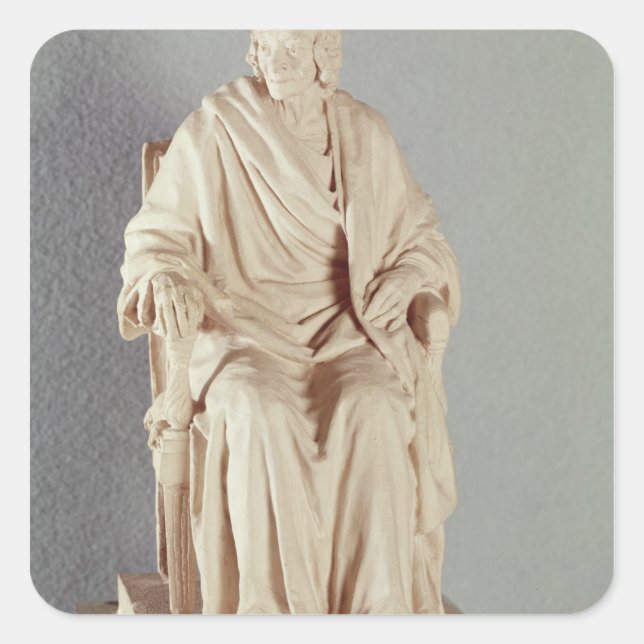 Sticker Carré François Marie Arouet Voltaire 1778 (Devant)