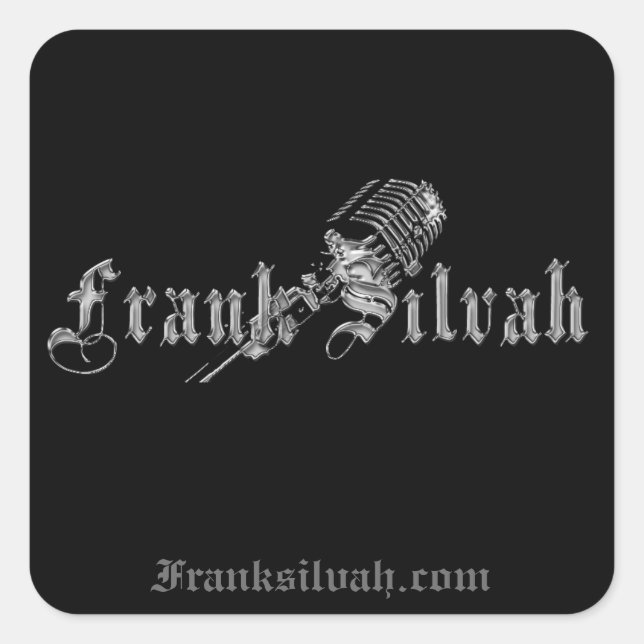 Sticker Carré Frank Silvah Edition (autocollant) (Devant)