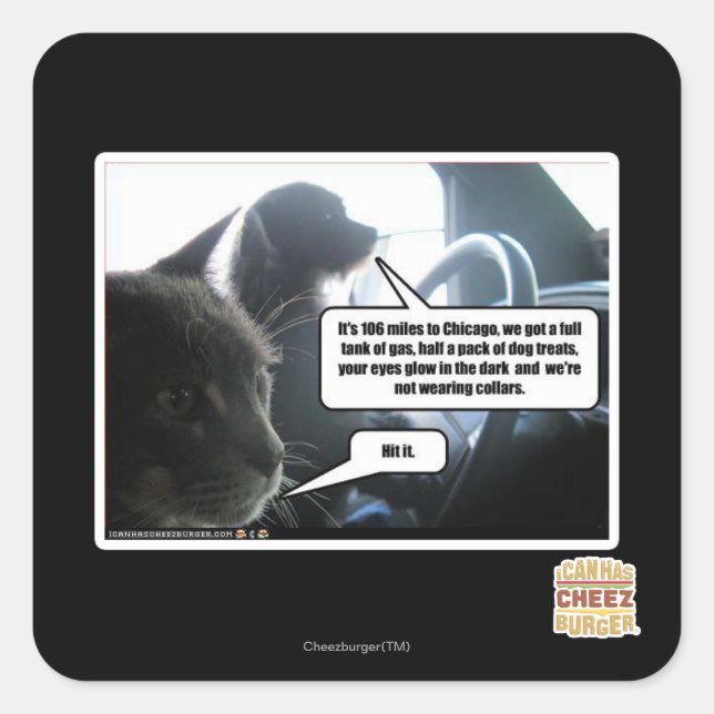 Sticker Carré Frappe-Le. (Devant)