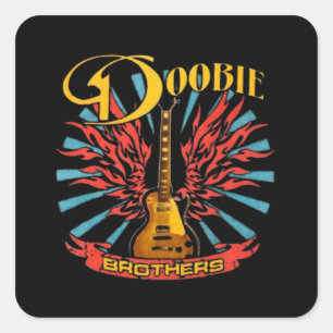 STICKER CARRÉ FRÈRES DOOBIE, FRÈRES DOOBIE, DOOBIE, FRÈRES