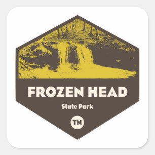 Sticker Carré Froid Head State Park Tennessee