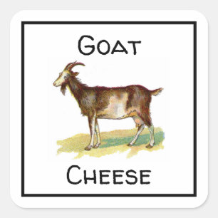 Sticker Carré Fromage de chèvre