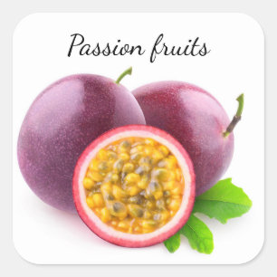 Sticker Carré Fruits de passion