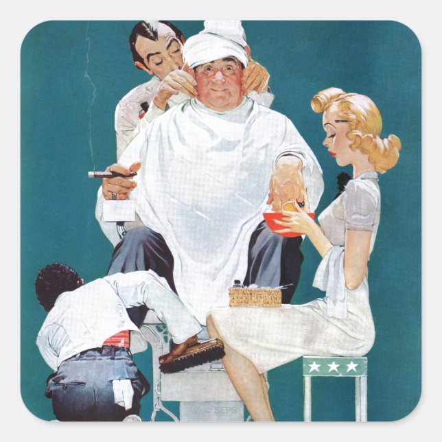 Sticker Carré Full treatment (Devant)