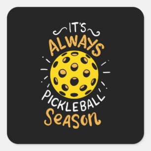 Sticker Carré Funny Pickleball