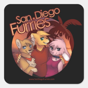 Sticker Carré Furies de San Diego