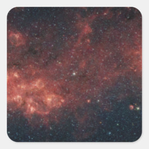 Sticker Carré Galaxie de la Voie Lactée