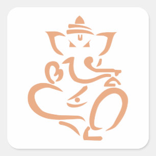 Sticker Carré Ganesha