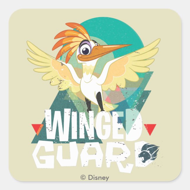 Sticker Carré Garde de Lion| Garde d'ailes Ono (Devant)