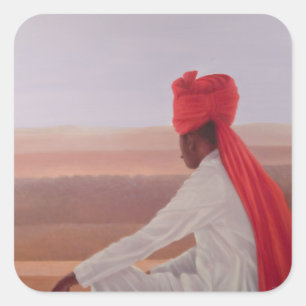 Sticker Carré Garde de palais Jaipur