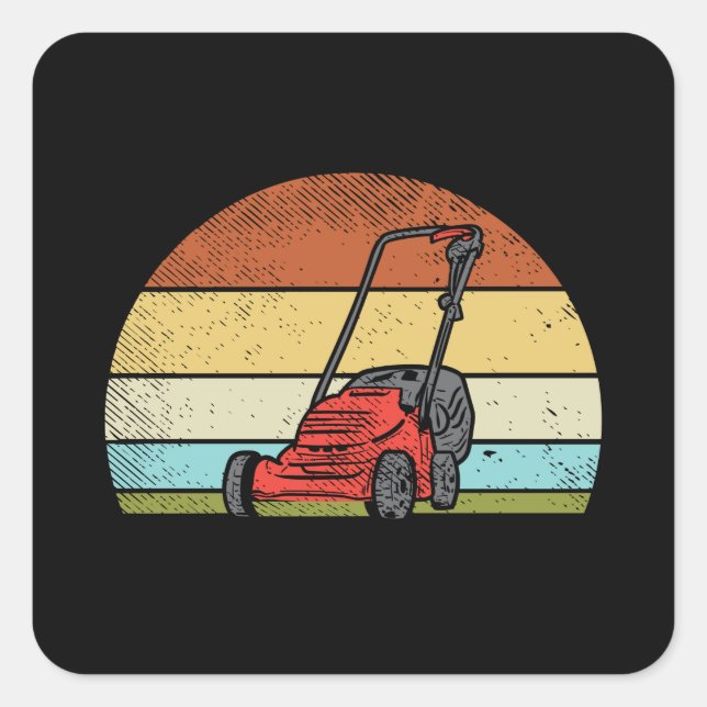 Sticker Carré Gardening (Devant)