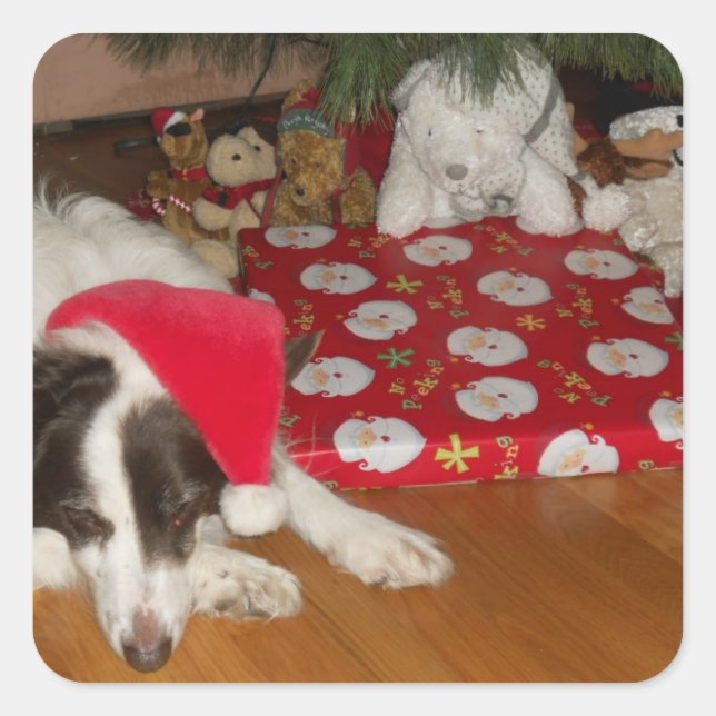 Sticker Carré Garder les cadeaux (Devant)