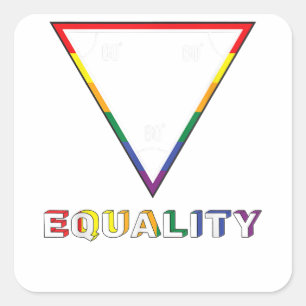 Sticker Carré Gay pride Chemise Gay pride Drapeau LGBTQ Drôle Dr