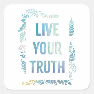 Sticker Carré Gelée 2 : Vivez votre vérité