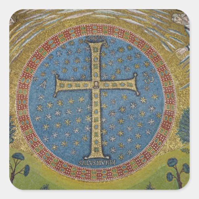 Sticker Carré Gemmata Crux (Devant)