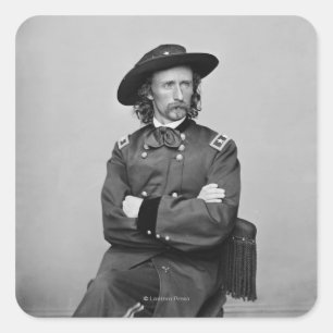 Sticker Carré Général George Custer 1
