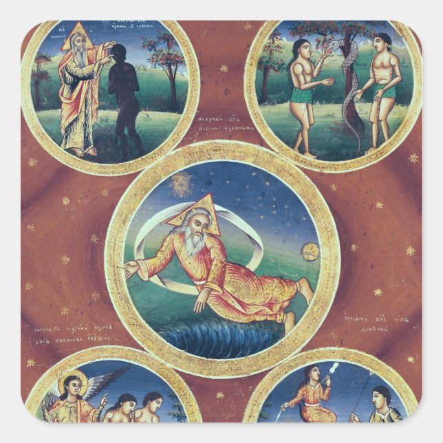 Sticker Carré Genèse (Devant)